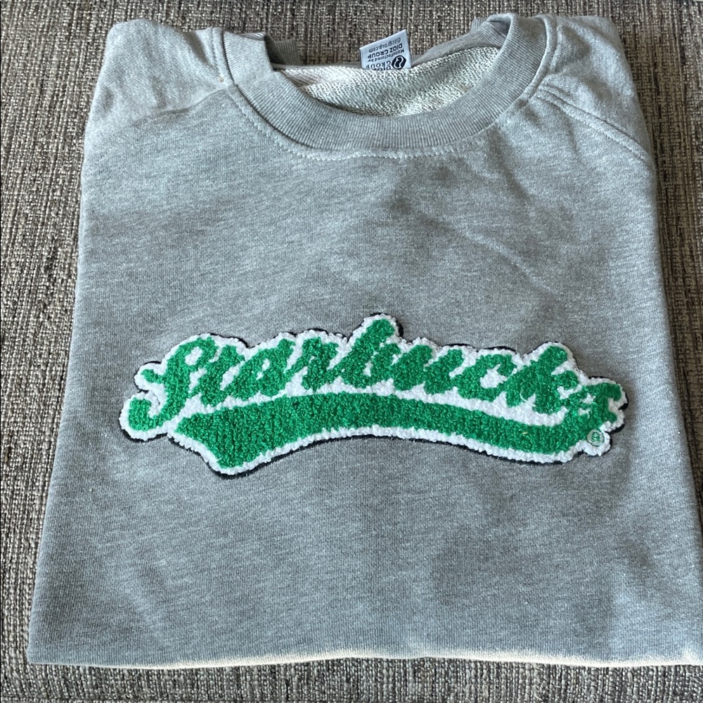 Starbucks Kids Sweatshirt in Gray and Green
